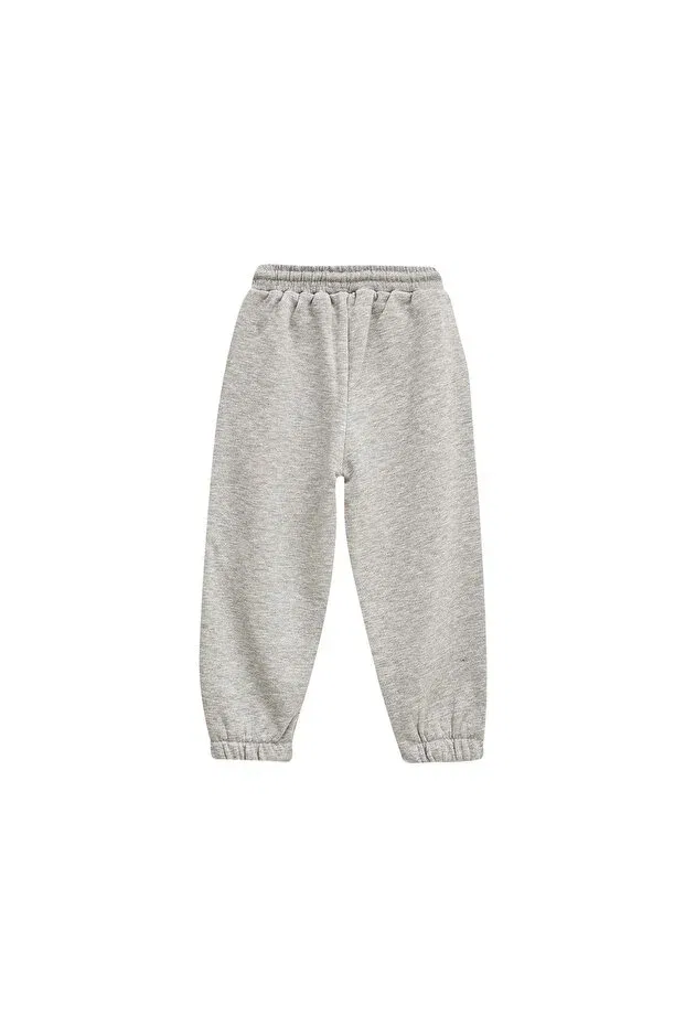 Детские спортивные штаны для девочек с эластичным манжетом Matchy Matchy, Gray — фото 2