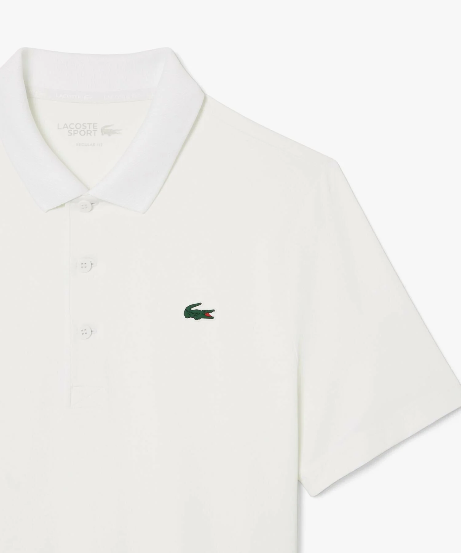 Футболка-поло LACOSTE Ultra Dry для гольфа, White — фото 4