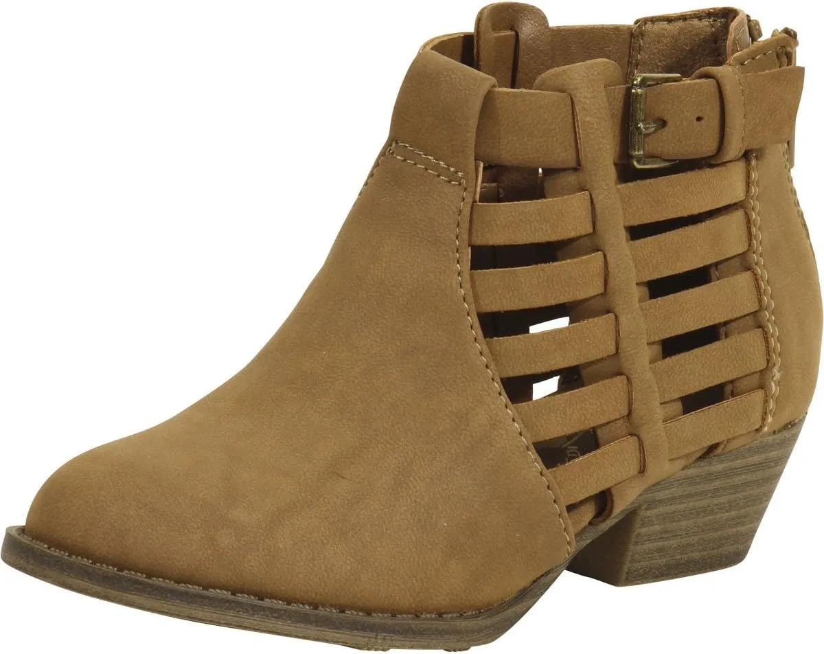 Детские ботинки для девочек с вырезом Cathie MIA, Taupe