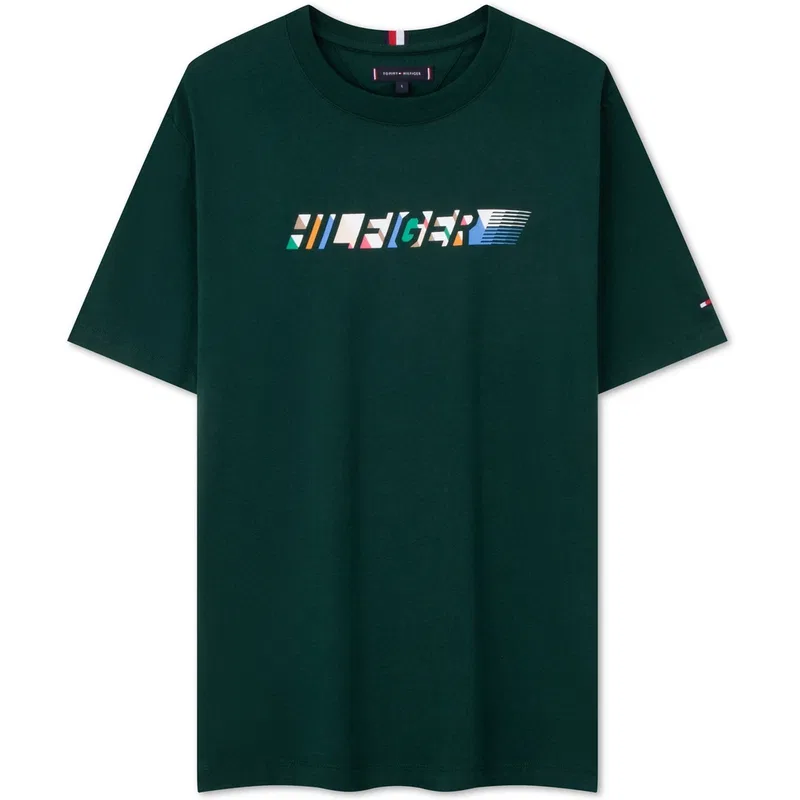 Мужская футболка с круглым вырезом Tommy Hilfiger, Ecru AEF — фото 3