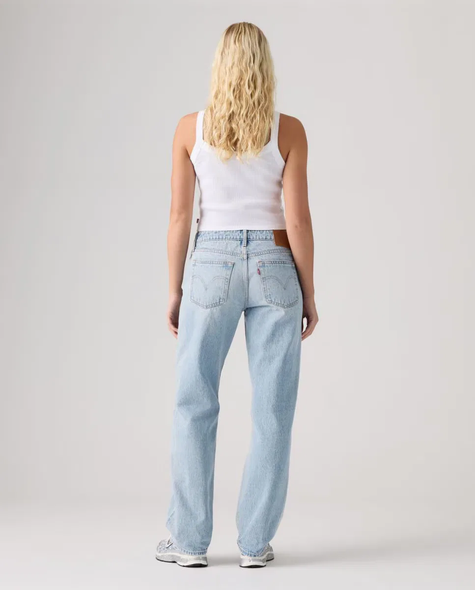 Женское прямые джинсы с низкой посадкой, Vaquero Slim Low Straight, Levi's, голубой — фото 2