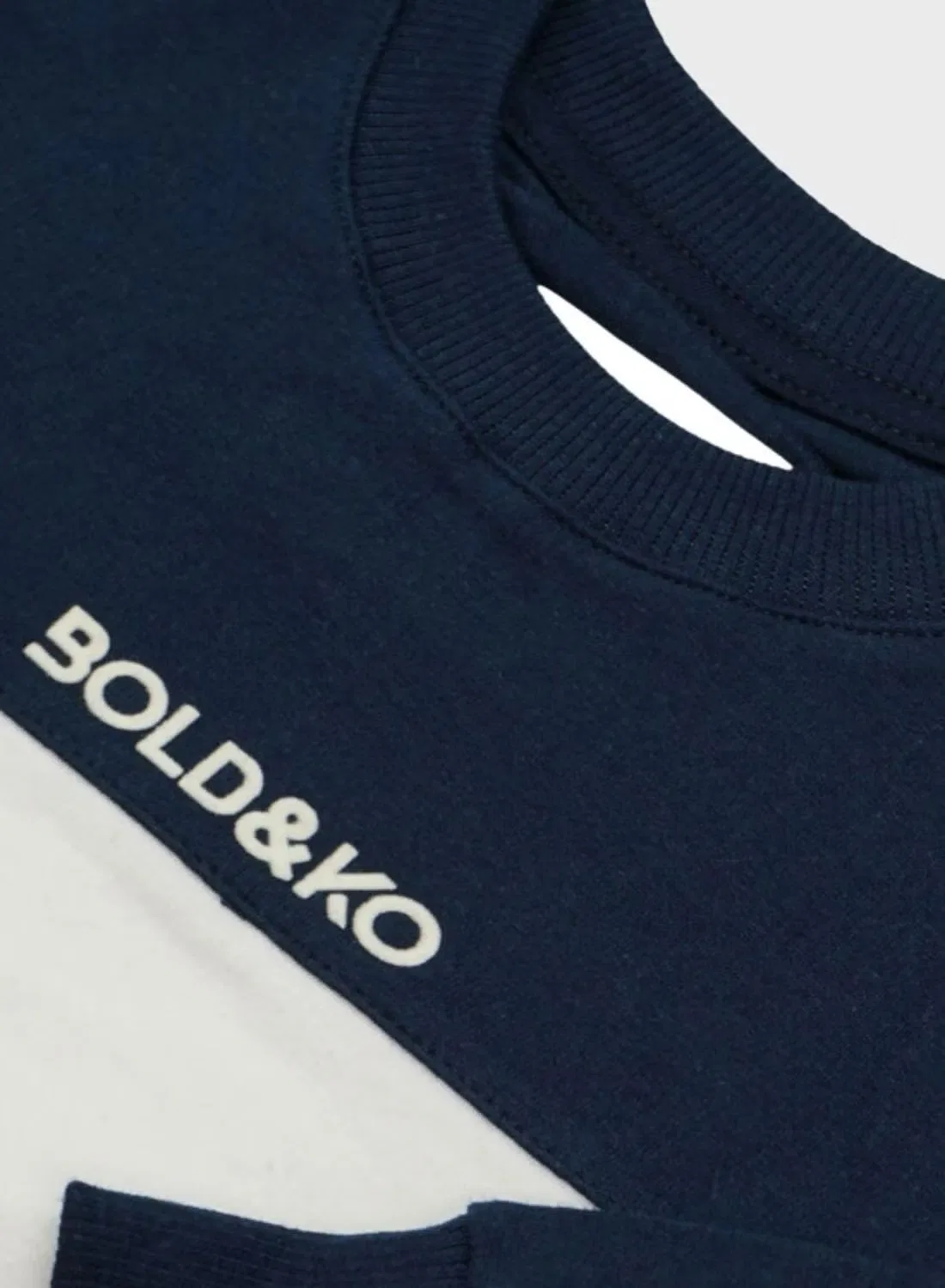 Свитшот с цветными блоками для детей Bold&Ko — фото 3