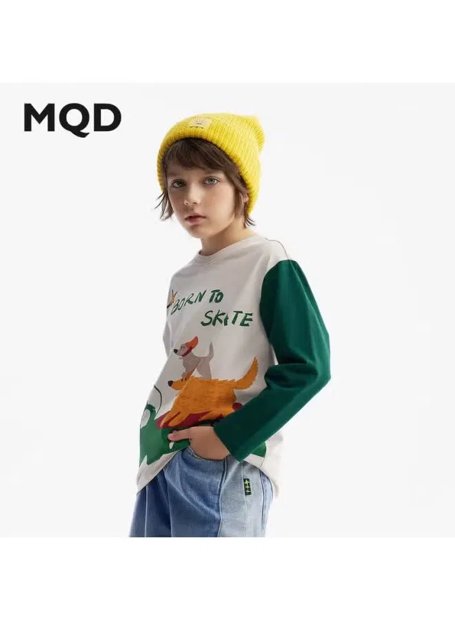 Лонгслив с художественным принтом для мальчиков Mqd