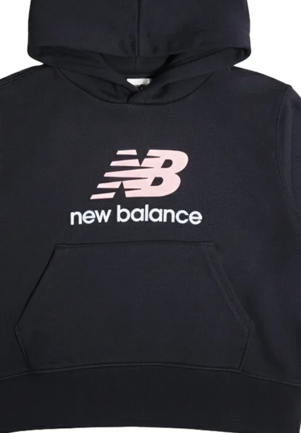Худи с принтом Hoodie New Balance, черный — фото 3