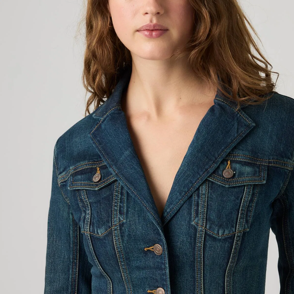 Блейзер типа III Levi's, Left Click Trucker - Dark Wash — фото 2