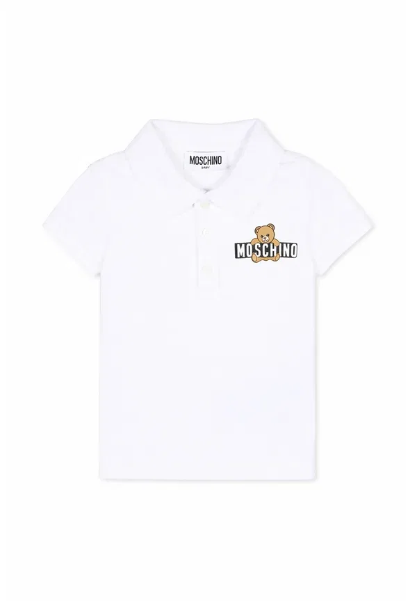 Детская рубашка поло Moschino, белый
