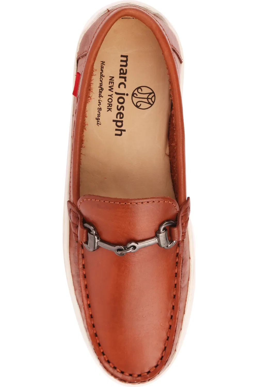 Детские туфли мокасины на плоской подошве Morton Street Marc Joseph New York, Cognac Napa — фото 2