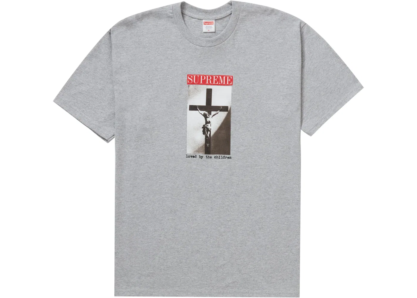 Мужская футболка с принтом Loved By The Children Supreme, Heather Grey