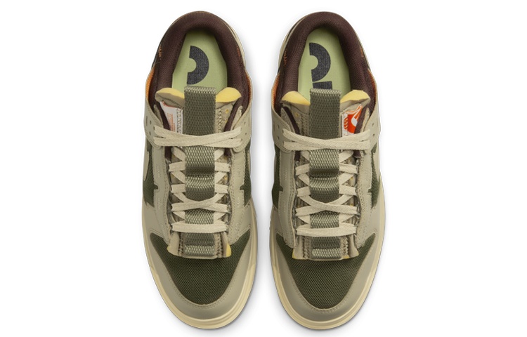 Кроссовки Nike Air Dunk Jumbo, зеленый/оливковый — фото 4