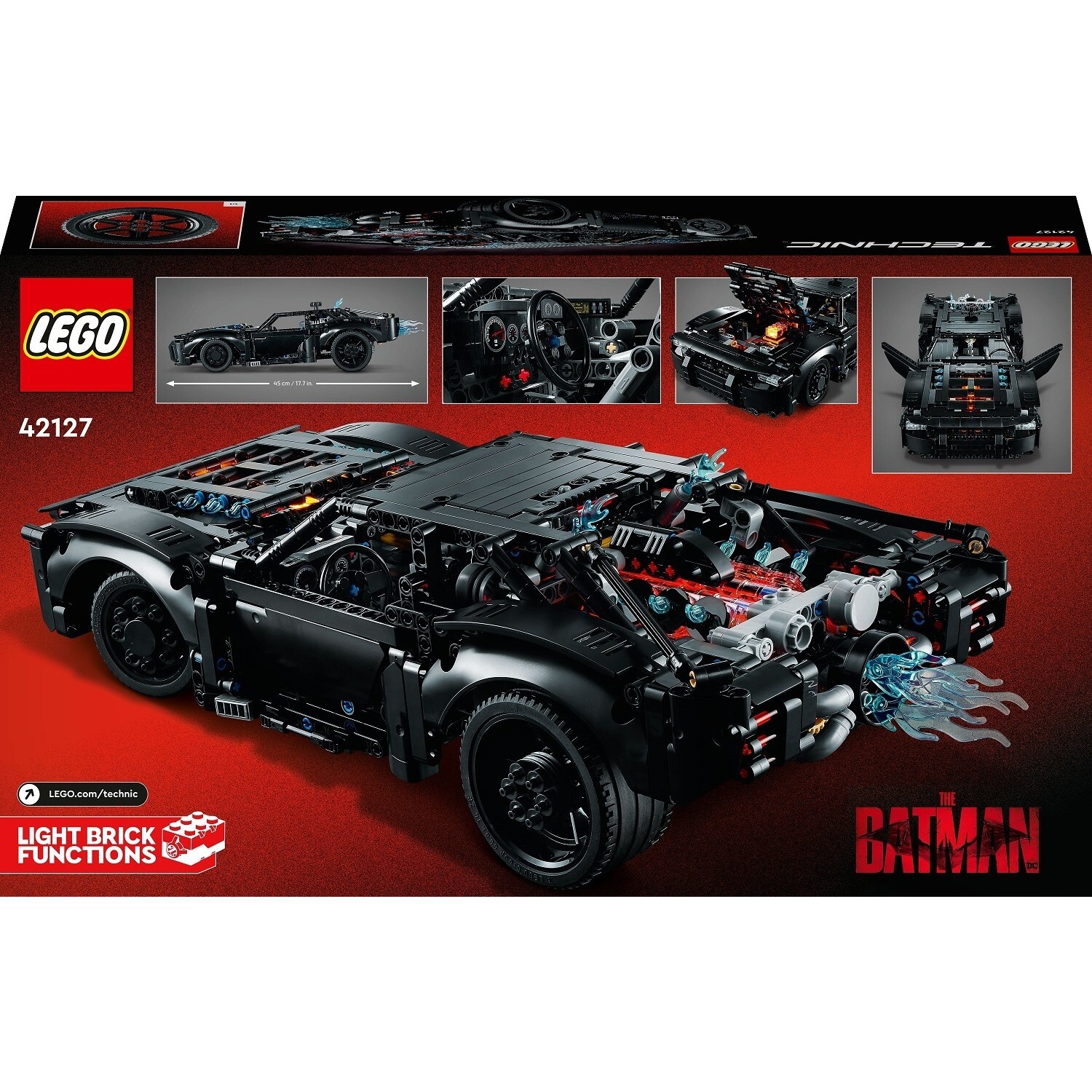 Конструктор Lego 42127 Technic Бэтмобиль — фото 3