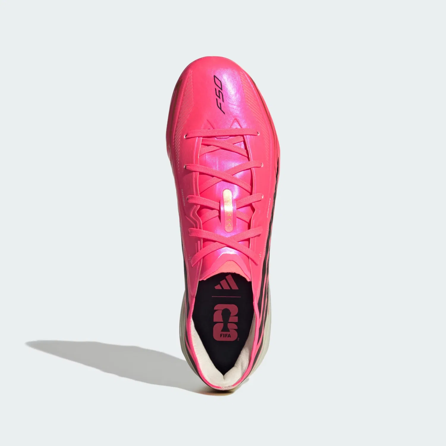 Спортивные кроссовки Adidas Performance F50 HYPERFAST ELITE розового цвета — фото 2