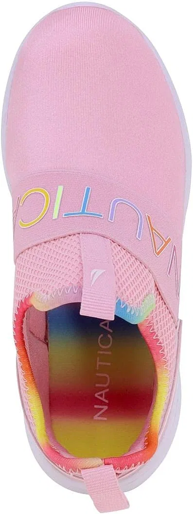 Детские кроссовки для девочек Slip-On Athletic Sneakers Nautica, Aloise-Peony Rainbow — фото 4