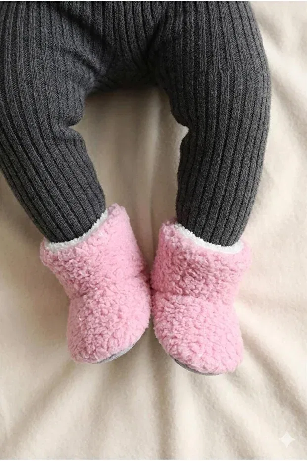 Детские тапочки для девочек хлопковые Numix Baby Kids, Pink