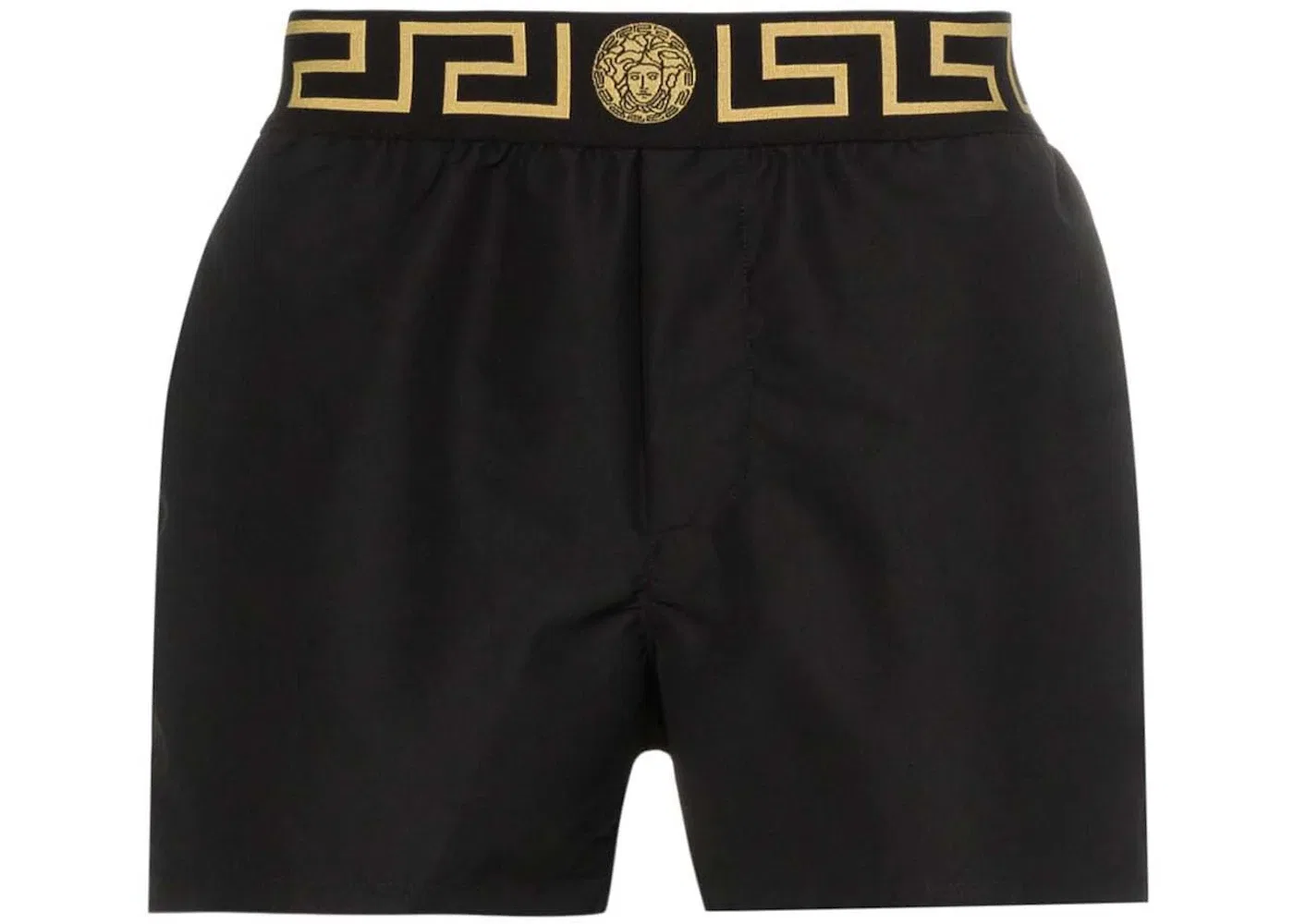 Мужские шорты с принтом Greca Print Versace, Black