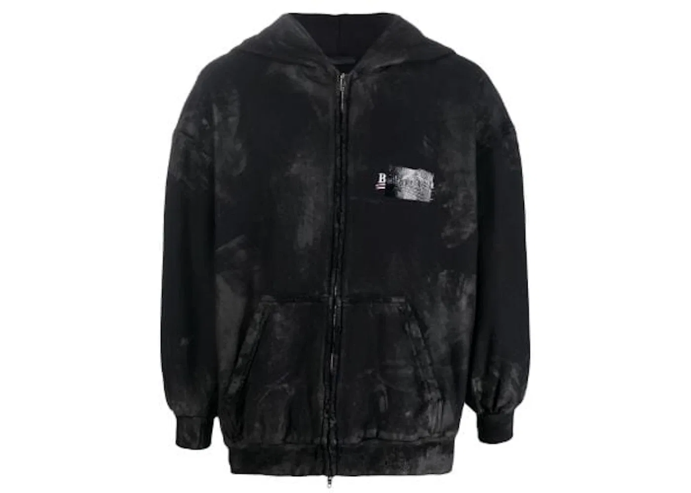 Мужская худи с длинным рукавом Balenciaga, Black