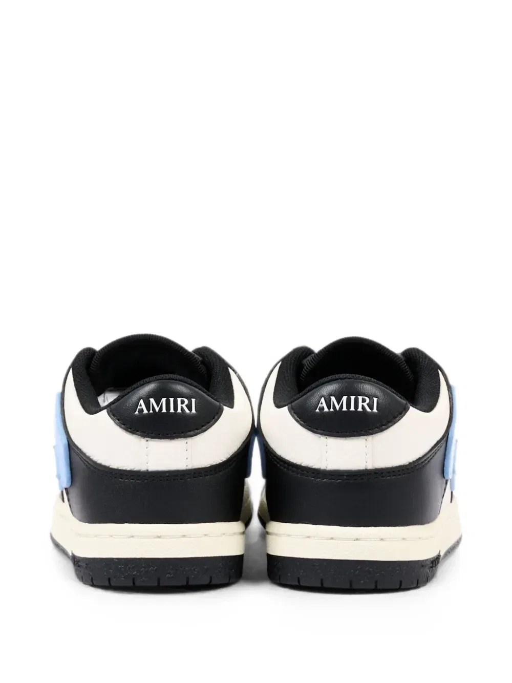 Кроссовки Skel-top из кожи низкие Amiri Kids, черный — фото 2