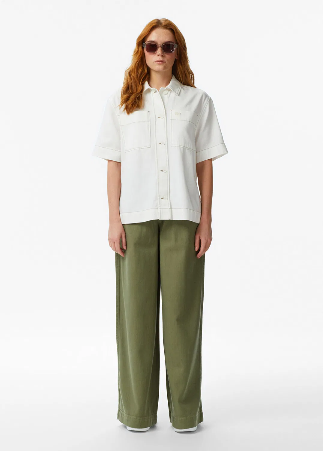 Джинсы Lacoste Regular Fit Haki-BMY, хаки