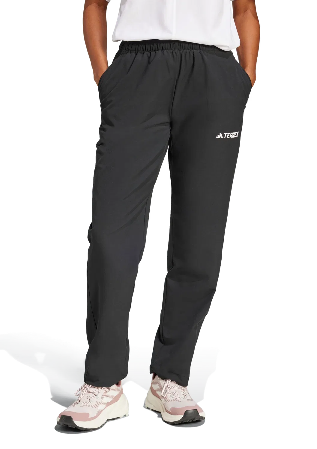 Женские спортивные брюки с карманами Adidas Terrex Multi Liteflex, черный — фото 2