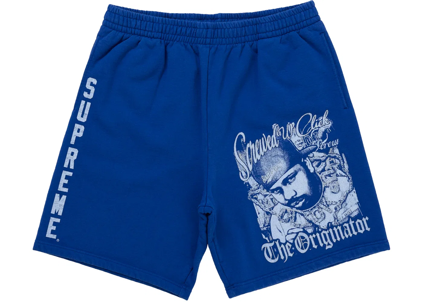 Мужские шорты с принтом Sweatshort Supreme, Blue