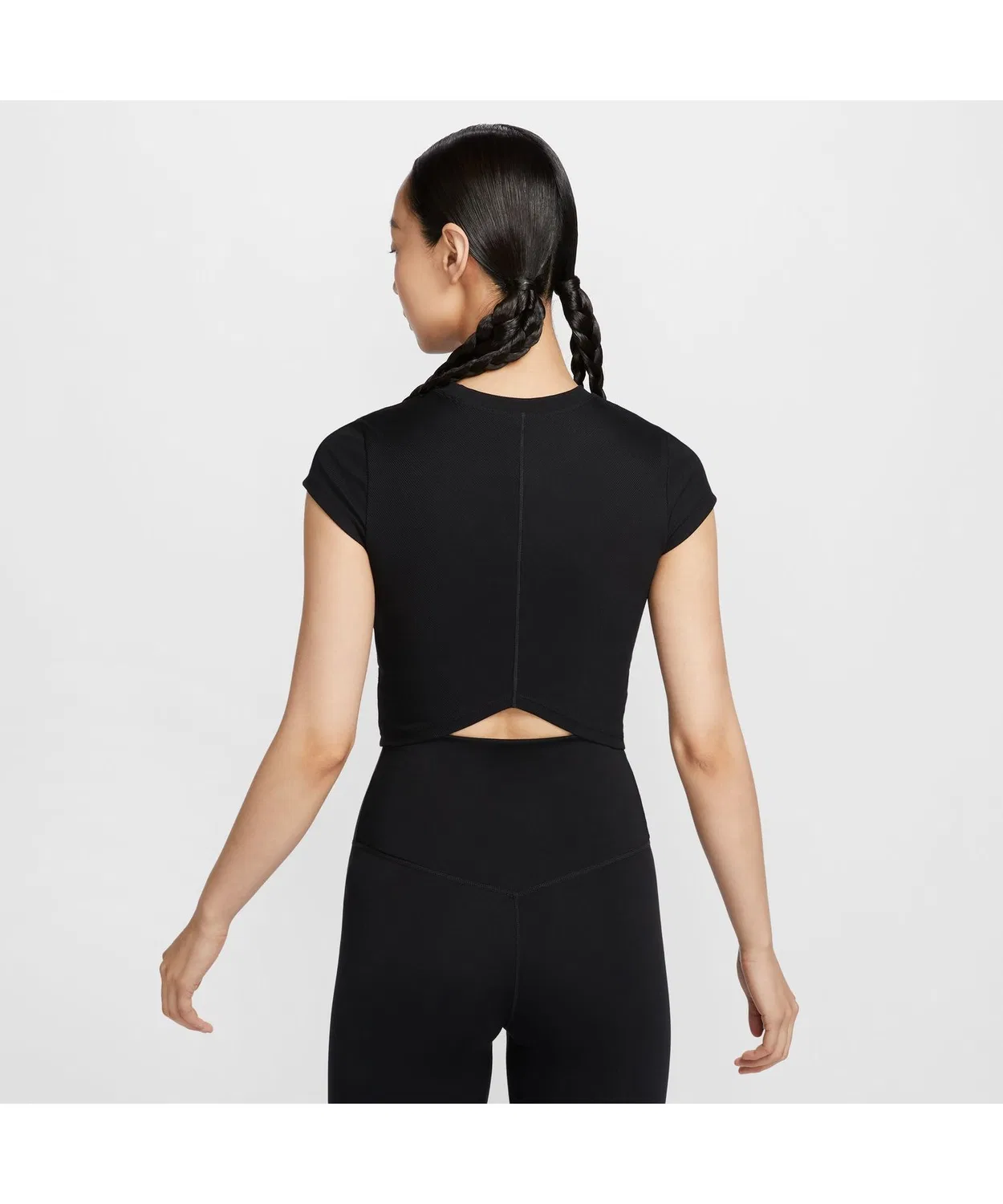 Женская футболка с коротким рукавом One Rib Capsule S/S Top NIKE, Blue — фото 2