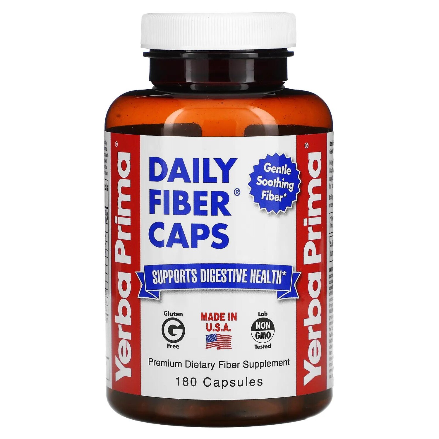 

Yerba Prima Капсулы Daily Fiber 625 мг 180 капсул