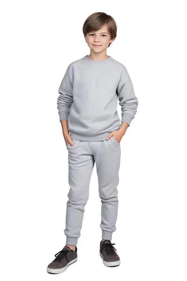 Детский спортивный костюм для мальчиков однотонный Fyk Kids, Gray