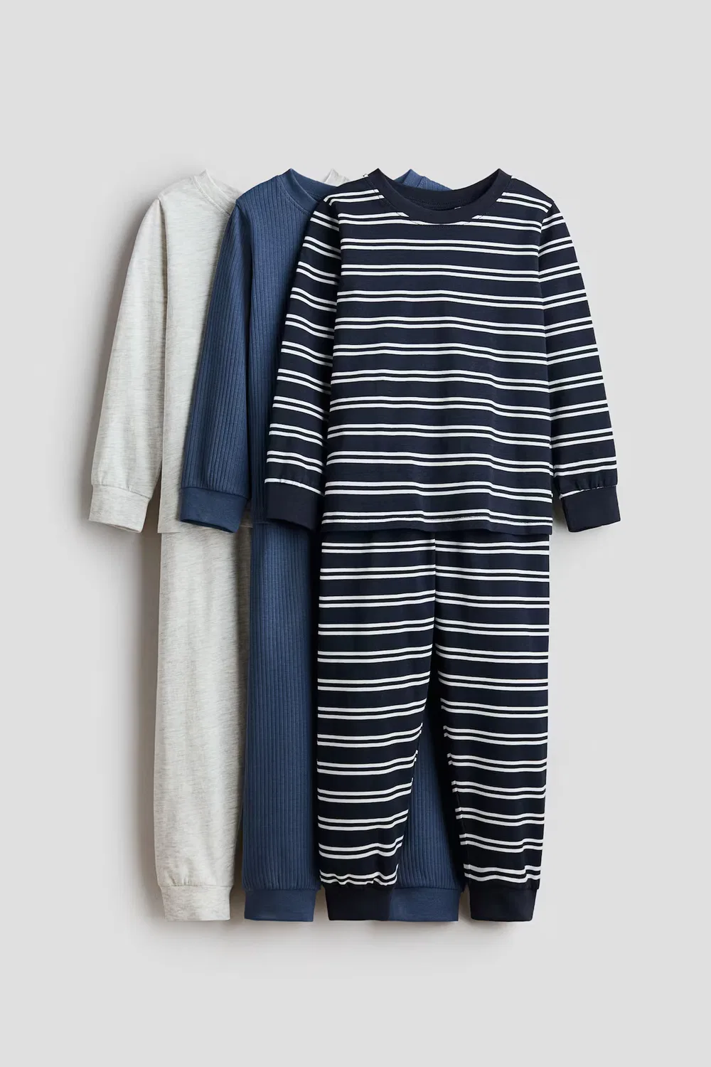 3 хлопковых пижамы в комплекте H&M, Marineblau/Gestreift