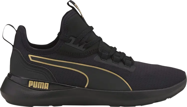 

Кроссовки Puma Wmns Pure XT Black Team Gold, черный