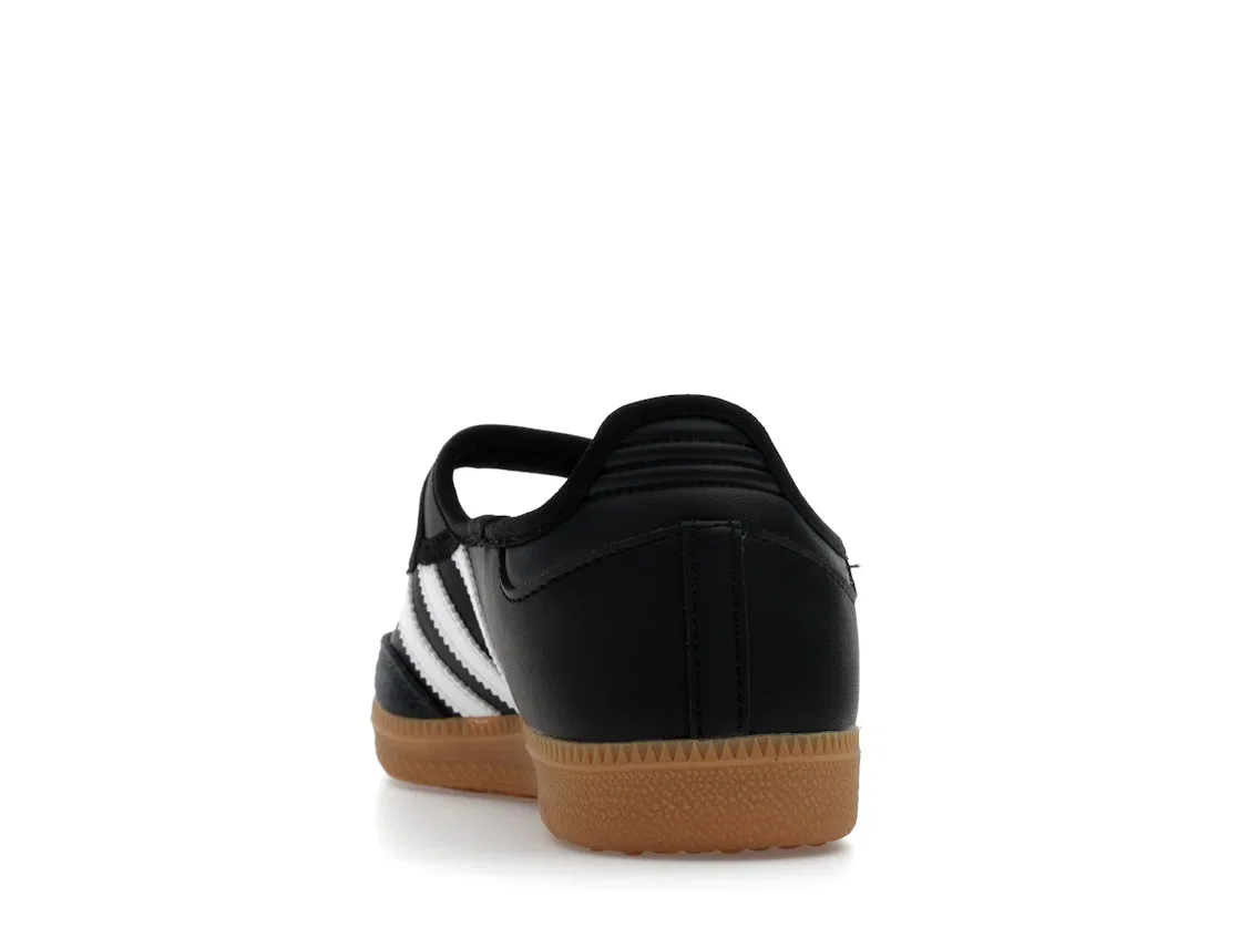 Детские кроссовки Lifestyle с классическим дизайном Adidas Samba Jane, Core Black/Carbon/Footwear White — фото 4
