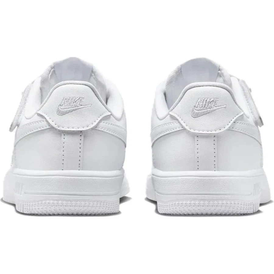 Кроссовки детские с липучкой Air Force 1 Easyon Af1 Ps Leather, Nike, Белый — фото 4