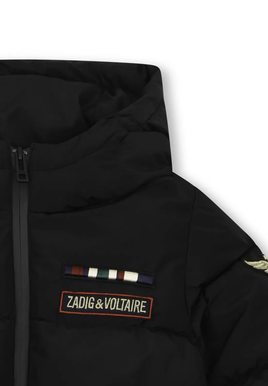 Пуховая куртка унисекс - зимняя куртка Zadig & Voltaire, Black — фото 4