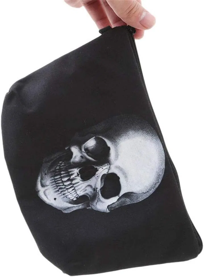 Косметичка с черепами, Polyester, 22x13.5 см, Mehrfarbig Generic