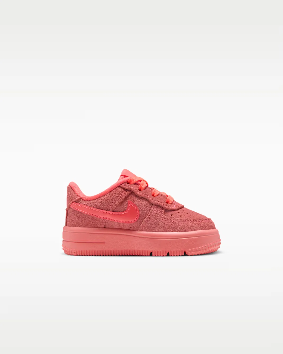 Детская/подростковая обувь Nike Force 1 Low Suede, Hot Lava/Hot Lava/Hot Lava — фото 3