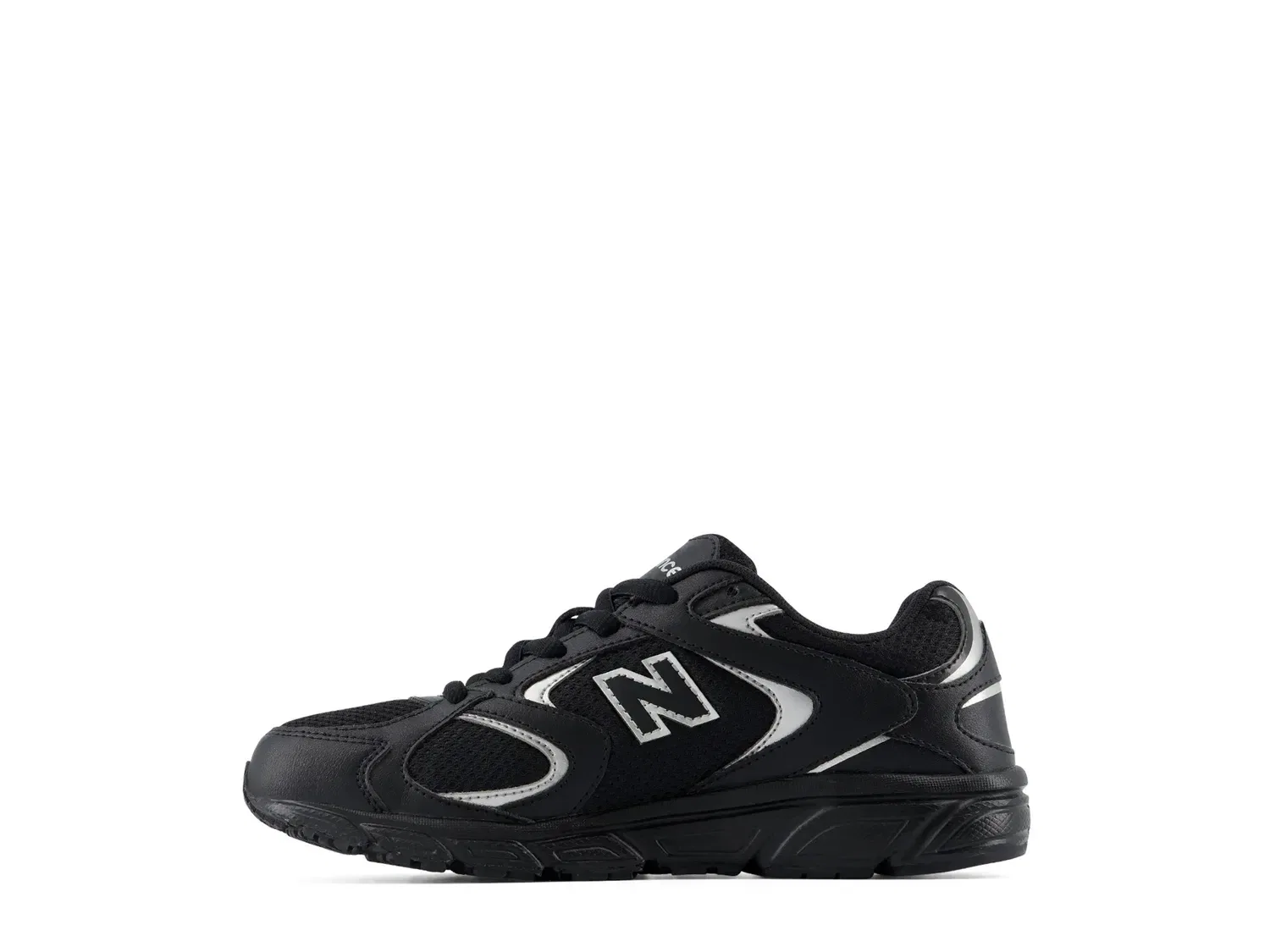 Кроссовки детские 408 New Balance, Black/Silver — фото 2