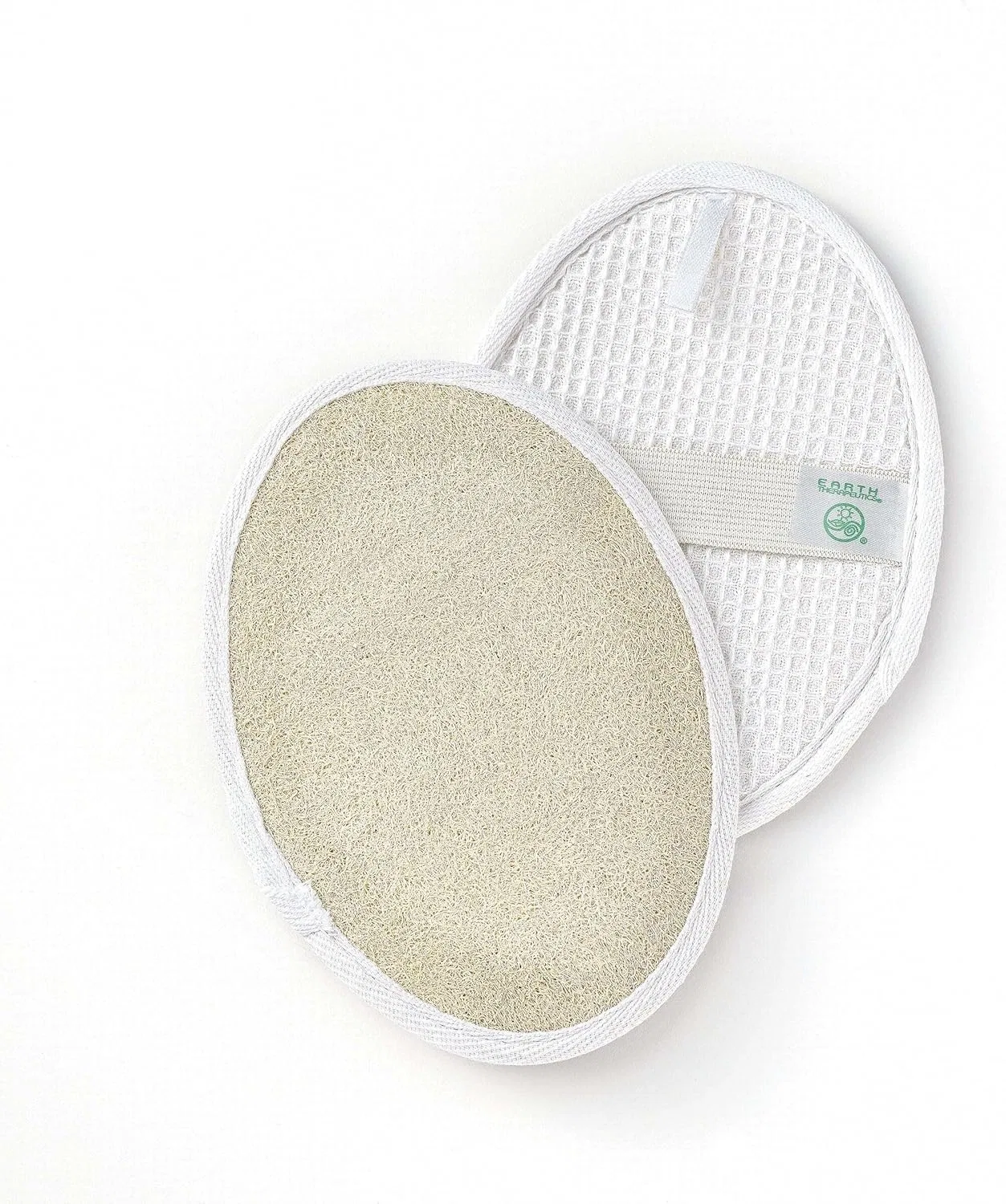 Мочалка для душа Loofah, Earth Therapeutics, 1 шт, Белый