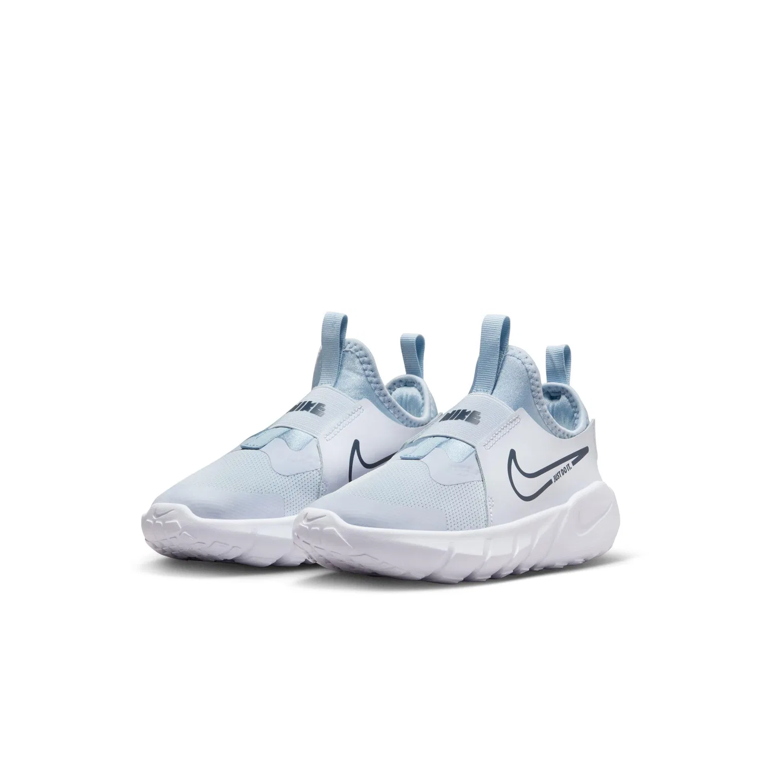 Детские беговые кроссовки с гибкой подошвой Flex Runner 2 NIKE, Football Grey Midnight Navy — фото 3