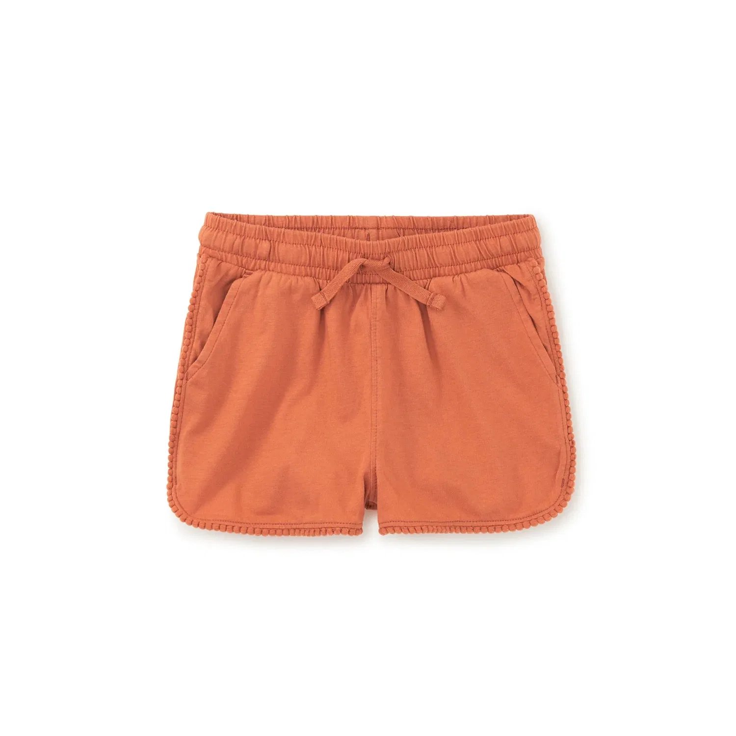 Детские шорты с помпонами Pom-pom Gym Shorts Tea Collection, Copper