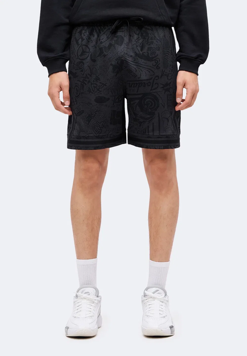 Спортивные шорты Diamond short aop Jordan, Off Noir/Black