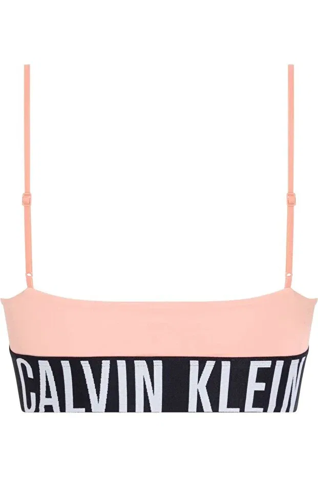 Женские бралетт без подкладки с бретелькой-спагетти Calvin Klein, Pink — фото 2