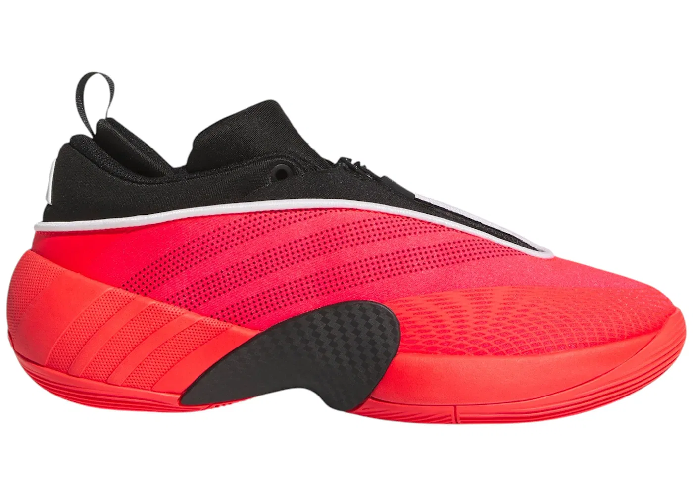 Детские кроссовки с длинным шнурованием Adidas D.O.N. Issue #7, Lucid Red/Core Black/Cloud White