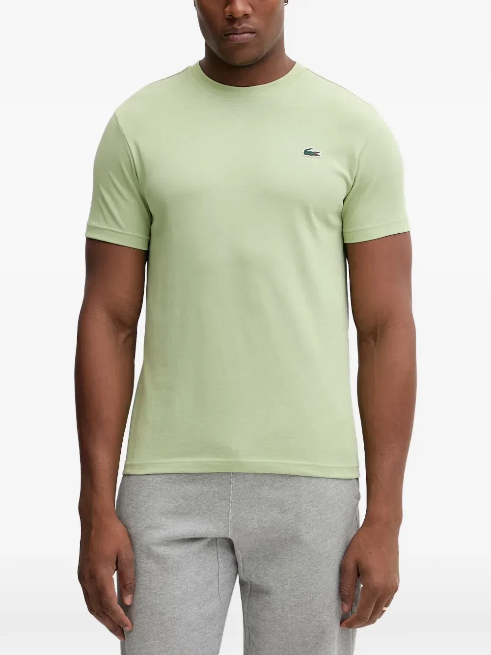 Футболка с логотипом-нашивкой Lacoste, зеленый