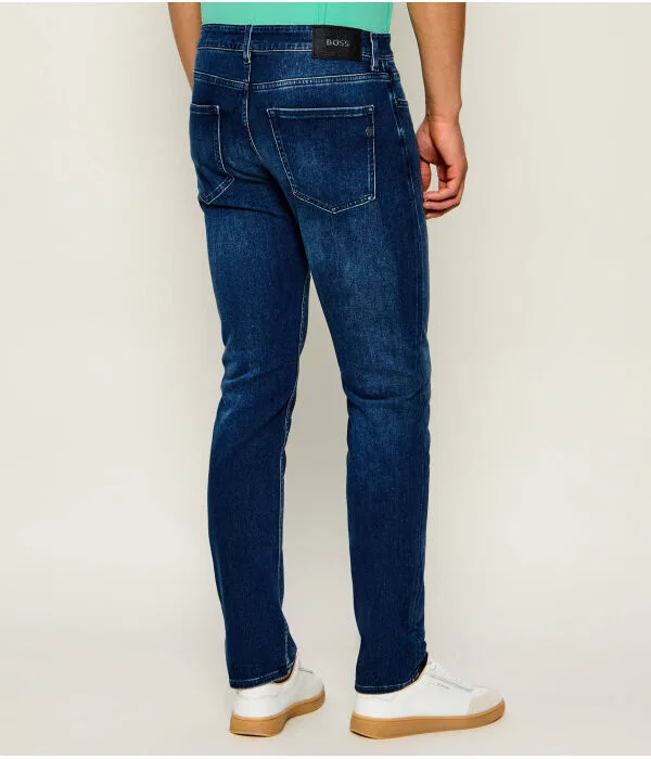 Мужские джинсы slim fit H-Delaware BOSS, Blu Marino — фото 4