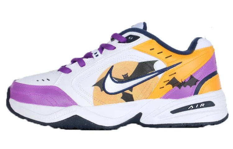 

Кастомизированные кроссовки Nike Air Monarch 4 Chunky Sneakers Unisex, белый/синий