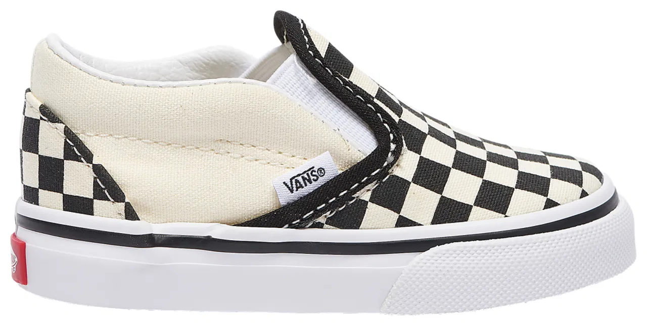 Кеды для мальчиков Classic Slip On Vans, цвет Black/True White