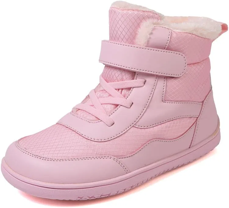 Детские зимние ботинки для снега с широким носком HICKMONBER, Pink