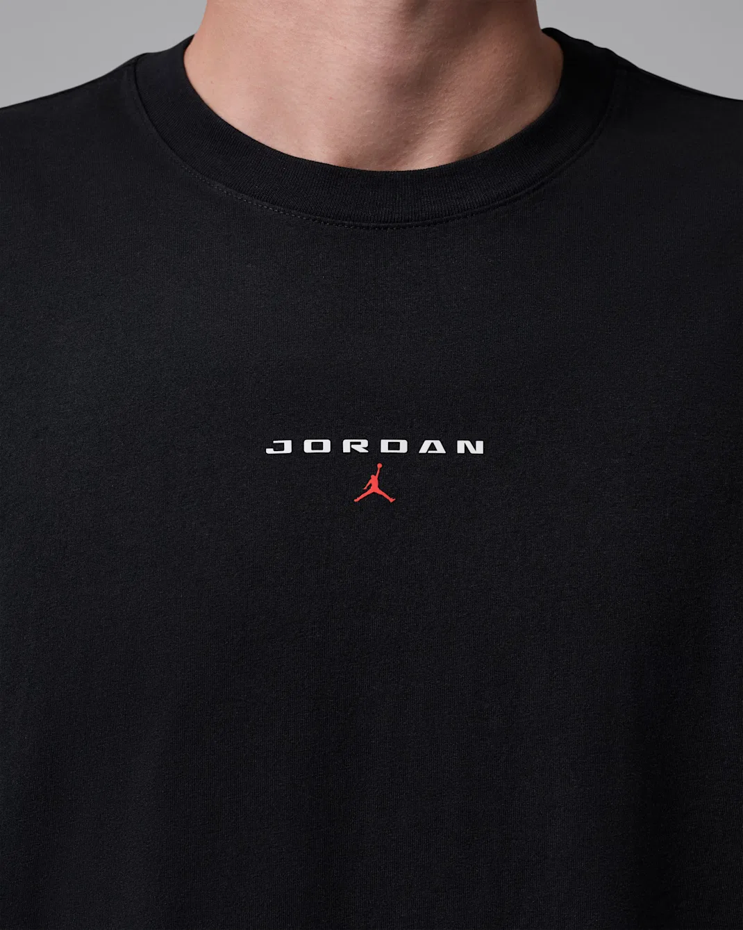 Мужская футболка с нашивкой большого размера Jordan Flight Essentials, Black — фото 4