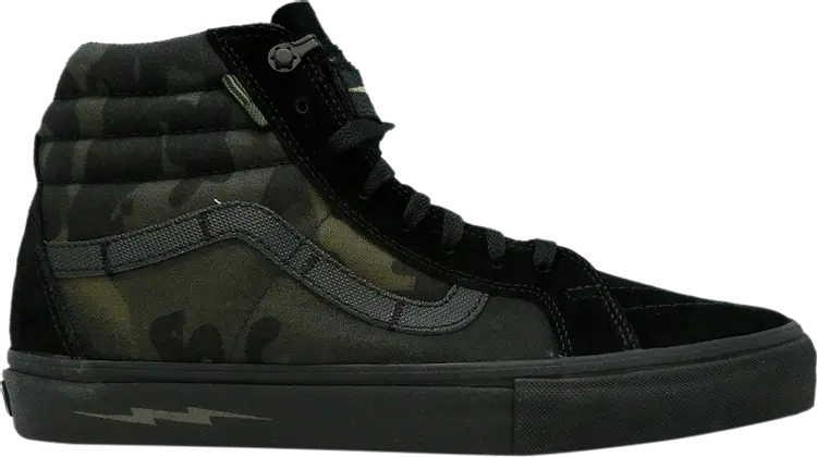 

Кеды Vans Defcon x Sk8-Hi Notchback Pro Multi Camo, черный