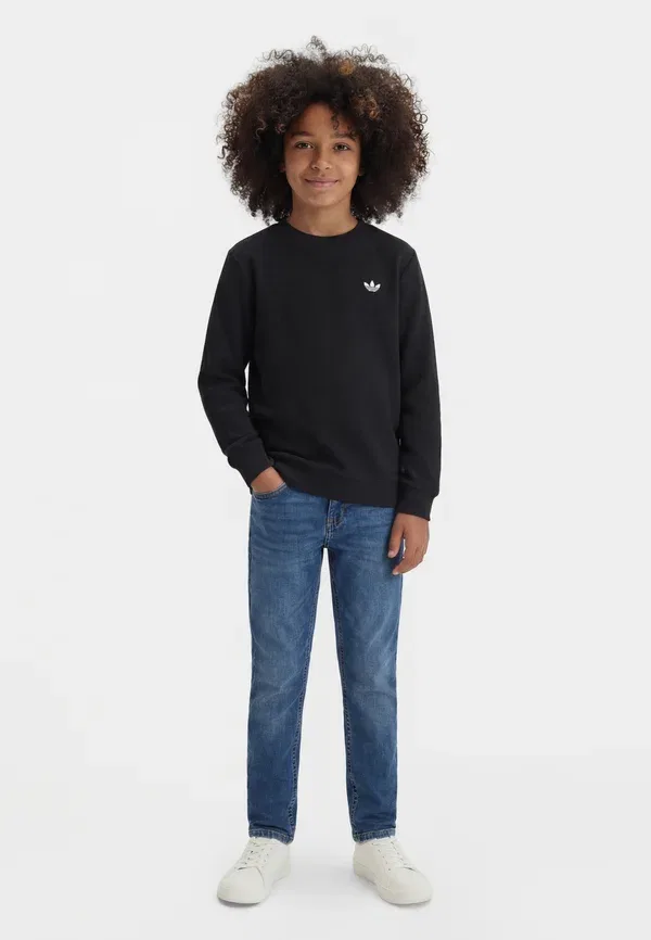 Детская футболка унисекс с длинными рукавами Adidas Originals, черный