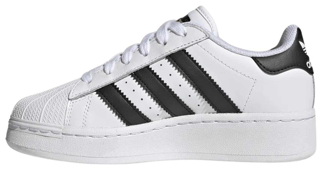 Кроссовки для мальчиков XLG Superstar Adidas, белый/черный — фото 2