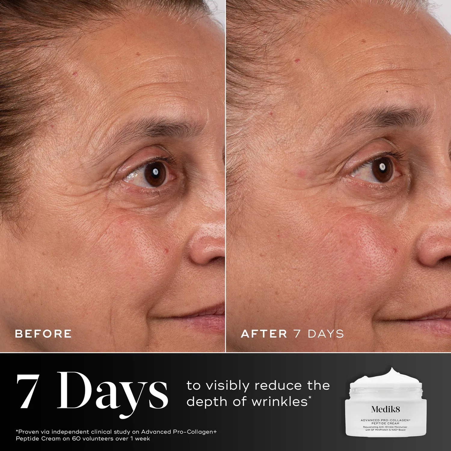 Крем для лица с пептидами Advanced Pro-Collagen+ Peptide Medik8, 50 мл — фото 3